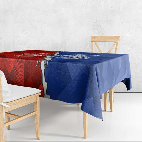 Kangaroos and Swans Tablecloth Dynamic Sporty Version