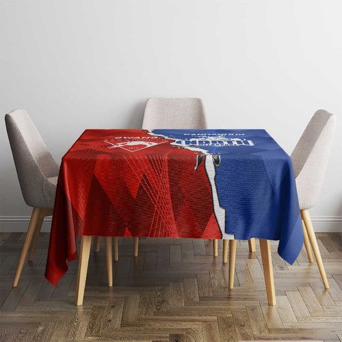 Kangaroos and Swans Tablecloth Dynamic Sporty Version