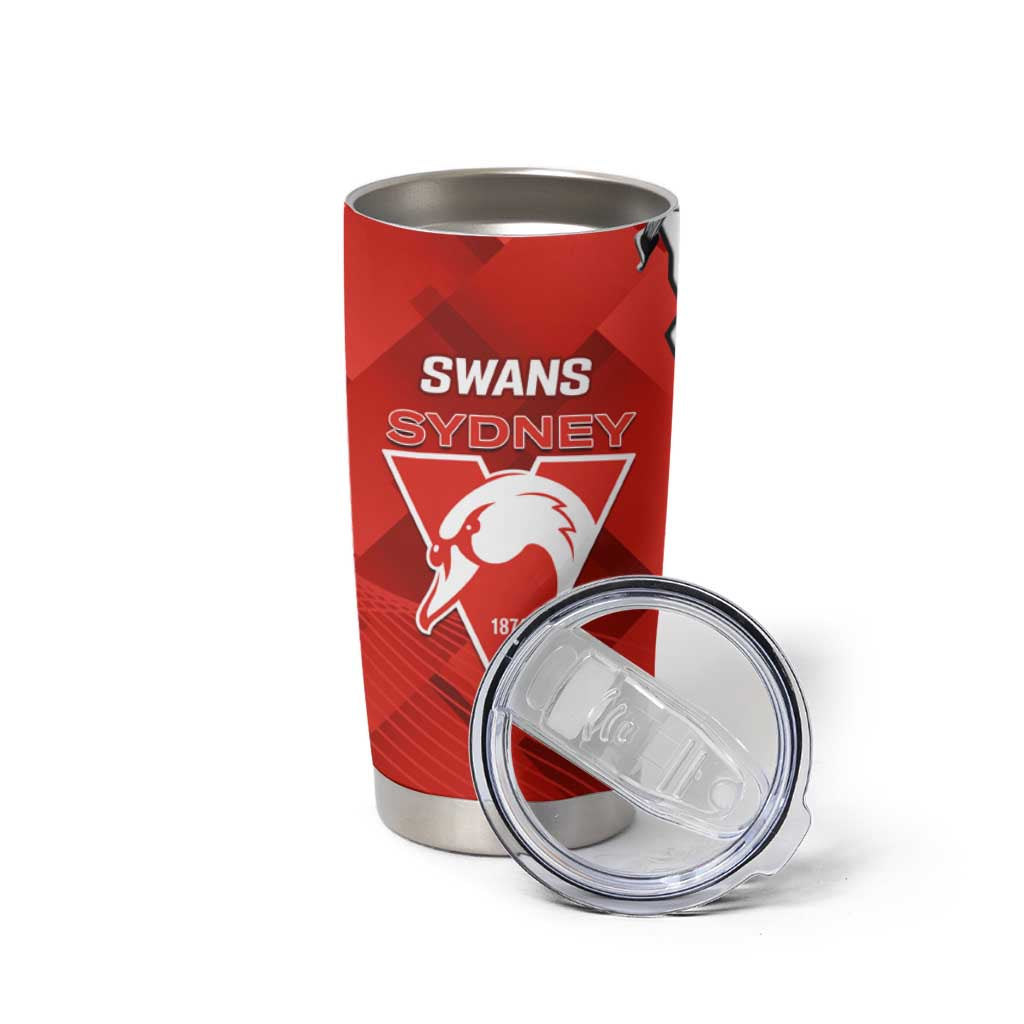 Kangaroos and Swans Tumbler Cup Dynamic Sporty Version