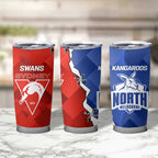 Kangaroos and Swans Tumbler Cup Dynamic Sporty Version