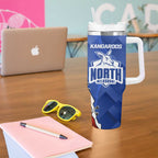 Kangaroos and Swans Tumbler With Handle Dynamic Sporty Version