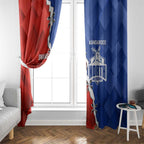 Kangaroos and Swans Window Curtain Dynamic Sporty Version