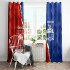 Kangaroos and Swans Window Curtain Dynamic Sporty Version