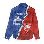 Personalised Kangaroos and Swans Women Casual Shirt Dynamic Sporty Version