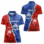 Personalised Kangaroos and Swans Women Polo Shirt Dynamic Sporty Version