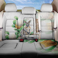 Australia Wallaby Back Car Seat Cover Yellow Banksia Watercolor Style - Aussie Hoodie