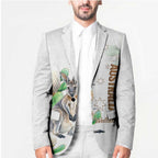 Australia Wallaby Blazer Yellow Banksia Watercolor Style - Aussie Hoodie