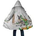 Australia Wallaby Cloak Yellow Banksia Watercolor Style - Aussie Hoodie