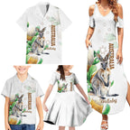 Australia Wallaby Family Matching Summer Maxi Dress and Hawaiian Shirt Yellow Banksia Watercolor Style - Aussie Hoodie