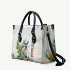 Australia Wallaby Leather Bag Yellow Banksia Watercolor Style - Aussie Hoodie