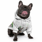 Australia Wallaby Pet Hoodie Yellow Banksia Watercolor Style