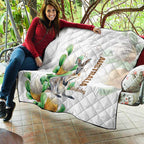 Australia Wallaby Quilt Yellow Banksia Watercolor Style - Aussie Hoodie