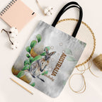 Australia Wallaby Tote Bag Yellow Banksia Watercolor Style - Aussie Hoodie