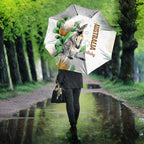 Australia Wallaby Umbrella Yellow Banksia Watercolor Style - Aussie Hoodie