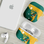 Personalised Boxing Kangaroo AirPods Case Aussie Oi Oi Oi Sporty National Color - Aussie Hoodie