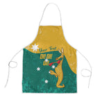 Personalised Boxing Kangaroo Apron Aussie Oi Oi Oi Sporty National Color - Aussie Hoodie
