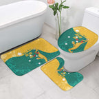 Personalised Boxing Kangaroo Bathroom Set Aussie Oi Oi Oi Sporty National Color - Aussie Hoodie