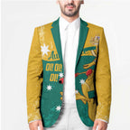 Personalised Boxing Kangaroo Blazer Aussie Oi Oi Oi Sporty National Color - Aussie Hoodie