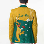 Personalised Boxing Kangaroo Blazer Aussie Oi Oi Oi Sporty National Color - Aussie Hoodie