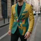 Personalised Boxing Kangaroo Blazer Aussie Oi Oi Oi Sporty National Color - Aussie Hoodie