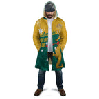 Personalised Boxing Kangaroo Cloak Aussie Oi Oi Oi Sporty National Color - Aussie Hoodie