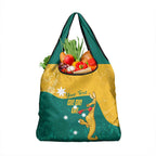 Personalised Boxing Kangaroo Grocery Bag Aussie Oi Oi Oi Sporty National Color - Aussie Hoodie