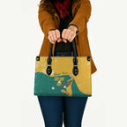 Personalised Boxing Kangaroo Leather Bag Aussie Oi Oi Oi Sporty National Color - Aussie Hoodie