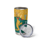 Personalised Boxing Kangaroo Tumbler Cup Aussie Oi Oi Oi Sporty National Color - Aussie Hoodie