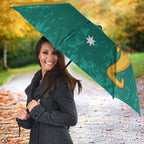 Personalised Boxing Kangaroo Umbrella Aussie Oi Oi Oi Sporty National Color - Aussie Hoodie