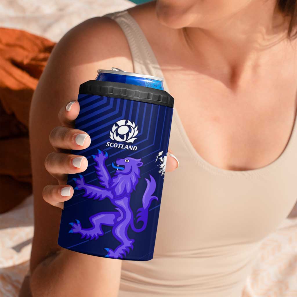 New Zealand and Scotland Rugby 4 in 1 Can Cooler Tumbler All Black Maori With Thistle Together