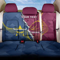 Custom Cowboys And Broncos Rugby Back Car Seat Cover Dynamic Style