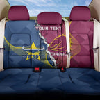 Custom Cowboys And Broncos Rugby Back Car Seat Cover Dynamic Style