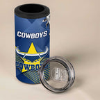 Cowboys And Broncos Rugby 4 in 1 Can Cooler Tumbler Dynamic Style