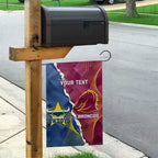 Custom Cowboys And Broncos Rugby Garden Flag Dynamic Style