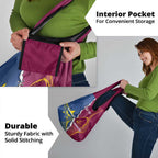 Custom Cowboys And Broncos Rugby Grocery Bag Dynamic Style