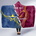 Custom Cowboys And Broncos Rugby Hooded Blanket Dynamic Style