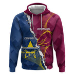 Custom Cowboys And Broncos Rugby Hoodie Dynamic Style