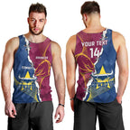 Custom Cowboys And Broncos Rugby Men Tank Top Dynamic Style