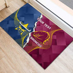 Custom Cowboys And Broncos Rugby Rubber Doormat Dynamic Style