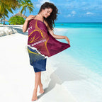 Custom Cowboys And Broncos Rugby Sarong Dynamic Style