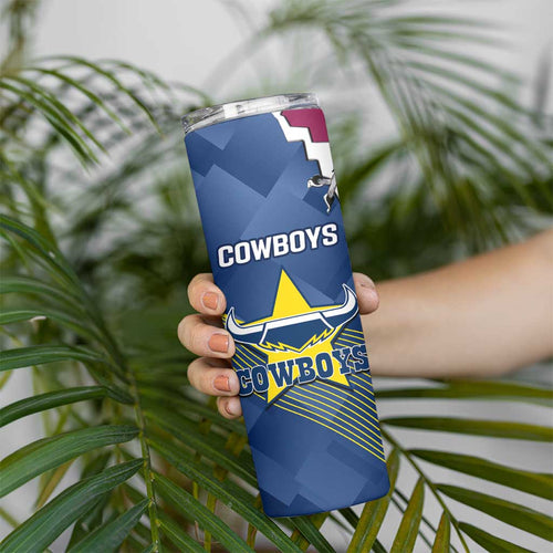 Cowboys And Broncos Rugby Skinny Tumbler Dynamic Style