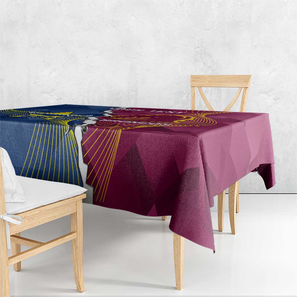 Custom Cowboys And Broncos Rugby Tablecloth Dynamic Style
