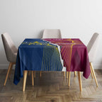 Custom Cowboys And Broncos Rugby Tablecloth Dynamic Style