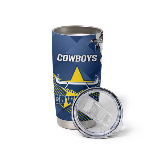 Cowboys And Broncos Rugby Tumbler Cup Dynamic Style