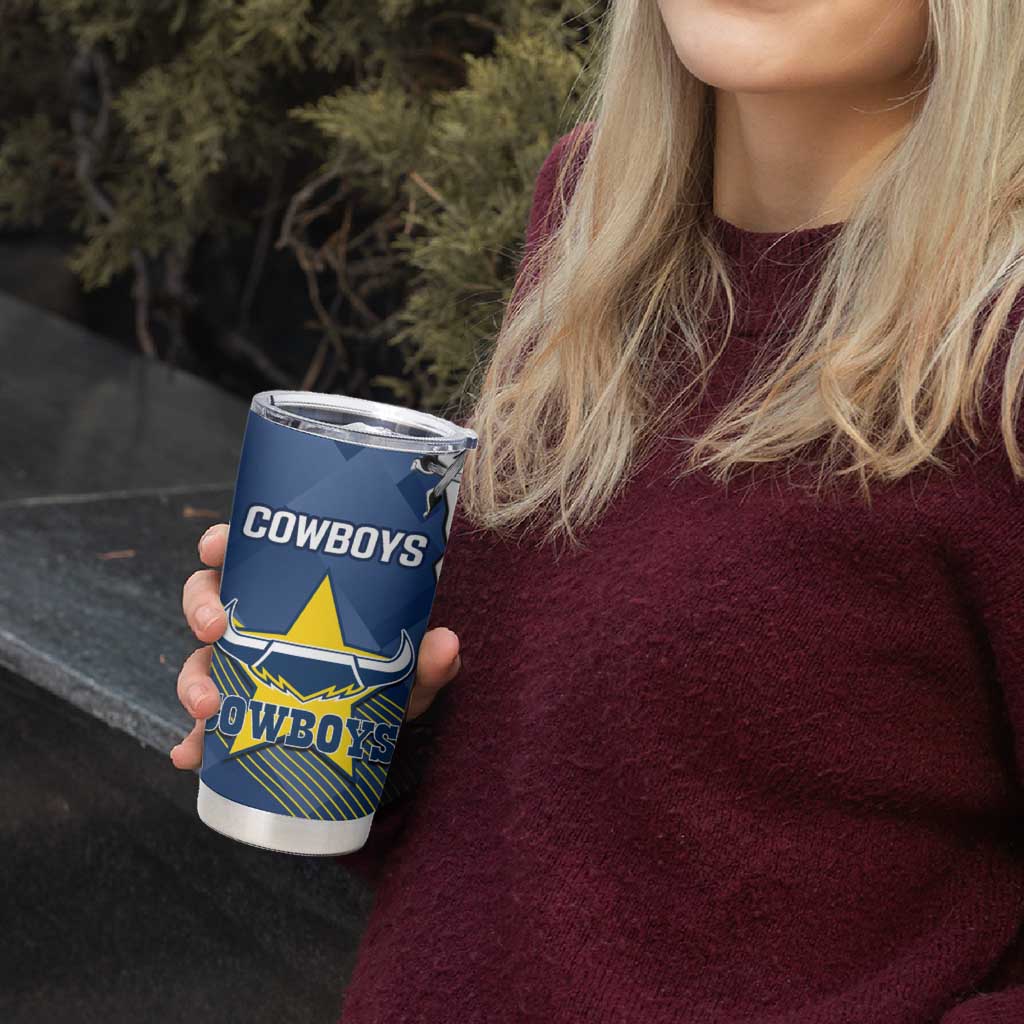 Cowboys And Broncos Rugby Tumbler Cup Dynamic Style