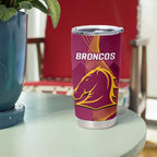 Cowboys And Broncos Rugby Tumbler Cup Dynamic Style