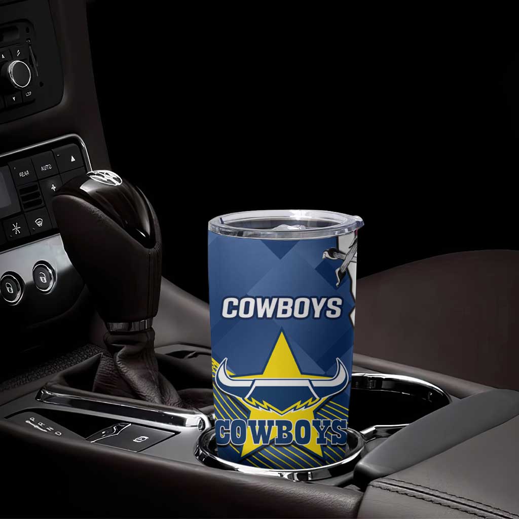 Cowboys And Broncos Rugby Tumbler Cup Dynamic Style