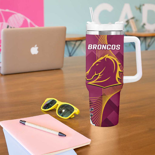 Cowboys And Broncos Rugby Tumbler With Handle Dynamic Style