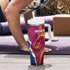 Cowboys And Broncos Rugby Tumbler With Handle Dynamic Style