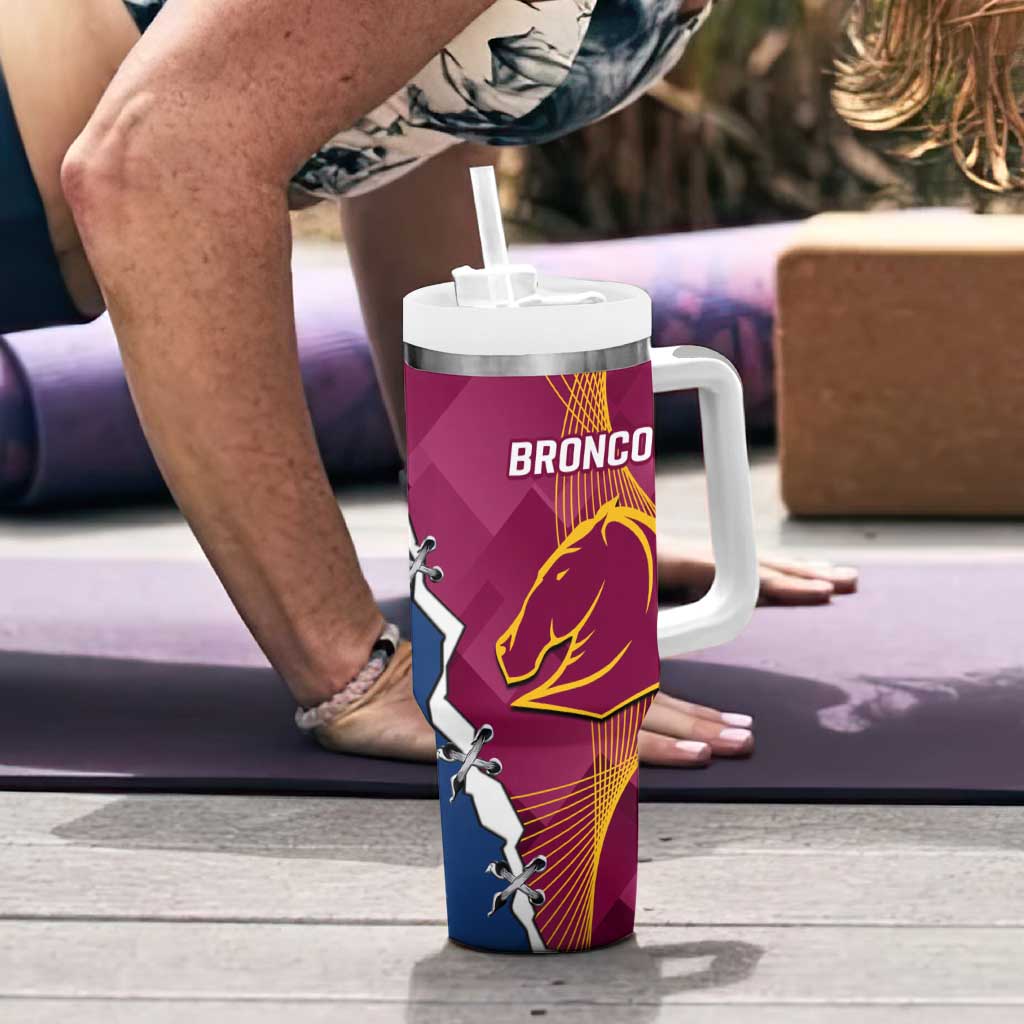 Cowboys And Broncos Rugby Tumbler With Handle Dynamic Style